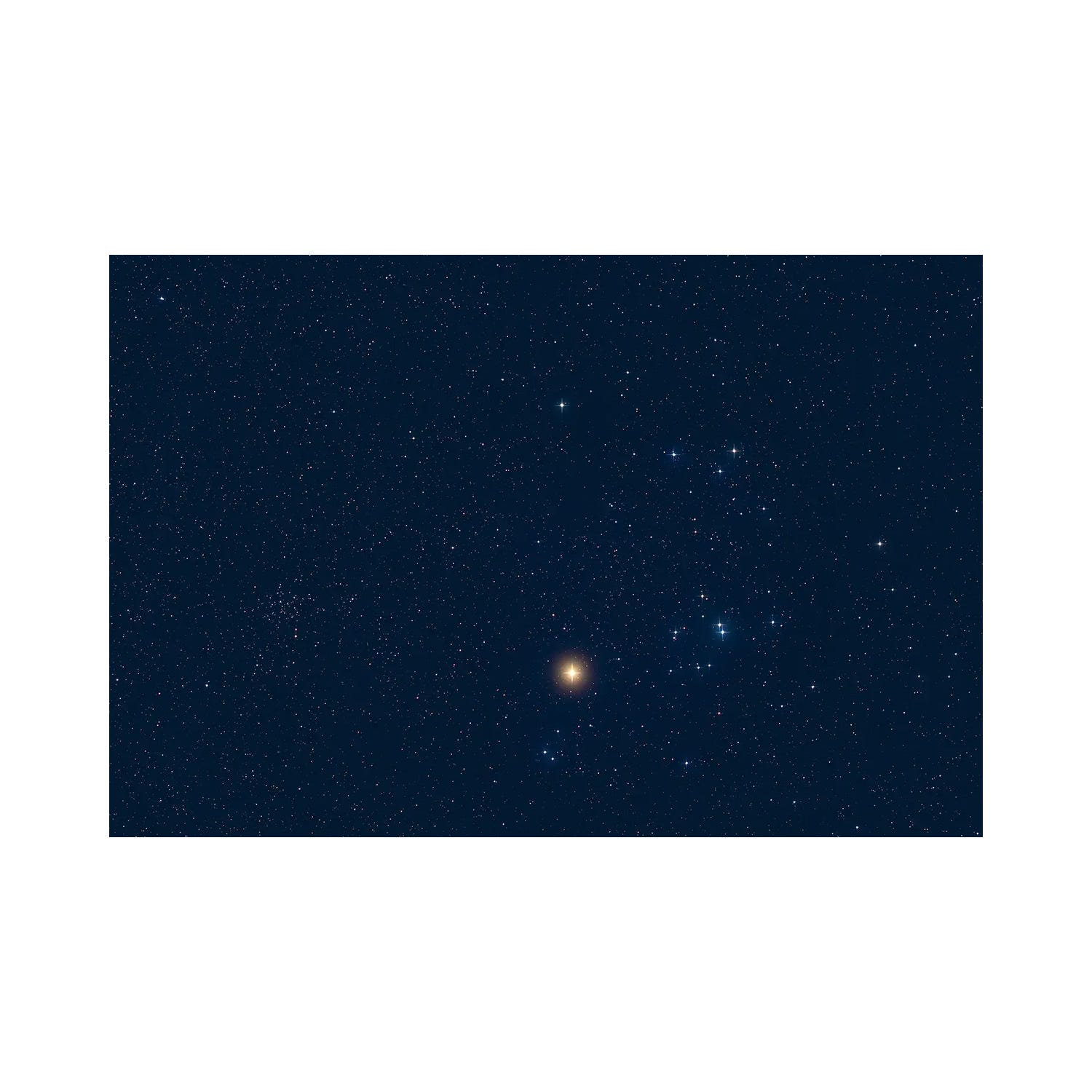 East Urban Home The Large Hyades Star Cluster With The Giant Star ...